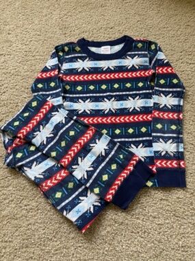 Hanna Andersson Kids Pajama Set US 8 130 cm Organic Cotton